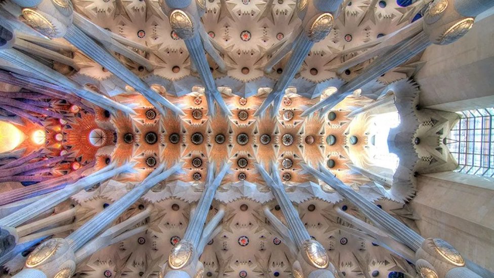 Gaudi je zasnivao svoje oblike na složenim dizajnima apstrahovanim iz prirode