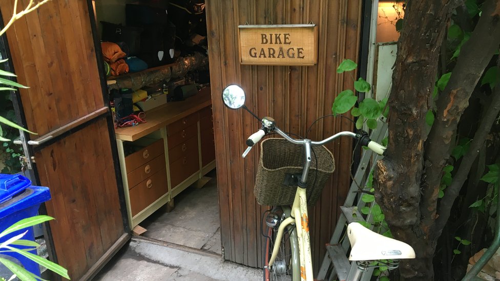 Garaža za bicikle u kampu u Negotinu
