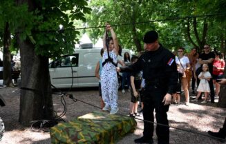 Policijski defile kroz Knez Mihailovu i taktičko-tehnički zbor na Kalemegdanu (FOTO) 10