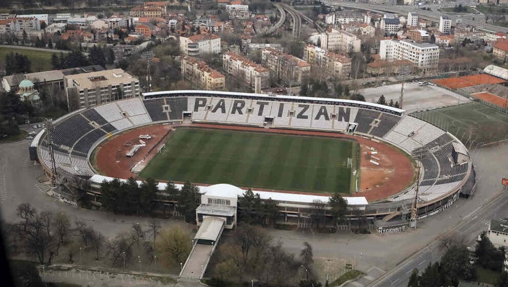 Partizan football stadium