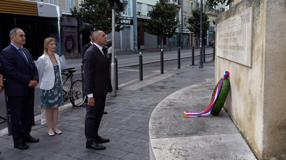 Vulin položio venac na spomenik kralja Aleksandra u Marseju 1