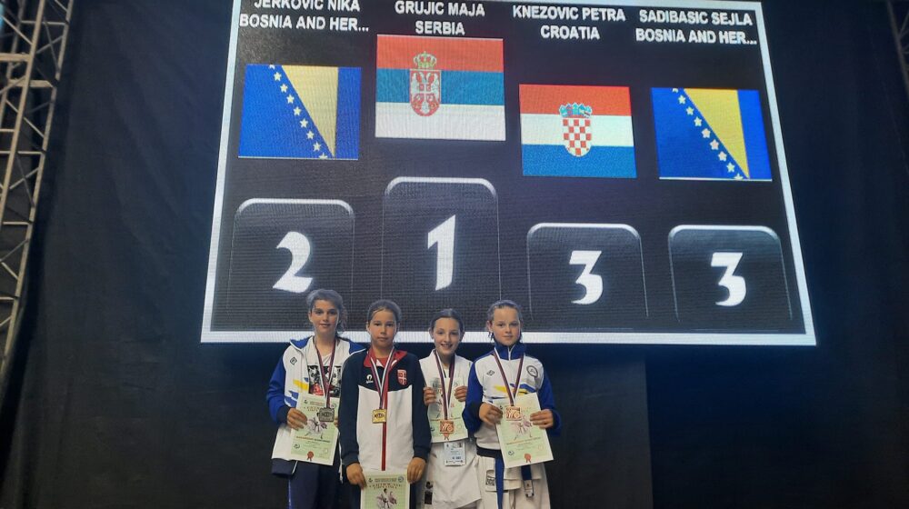 Loznica: Maja Grujić šampionka Balkana u karateu 1