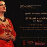 Premijera monoopere „Dnevnik Ane Frank“, večeras u 20.30, na sceni „Raša Plaović“ Narodnog pozorišta 1