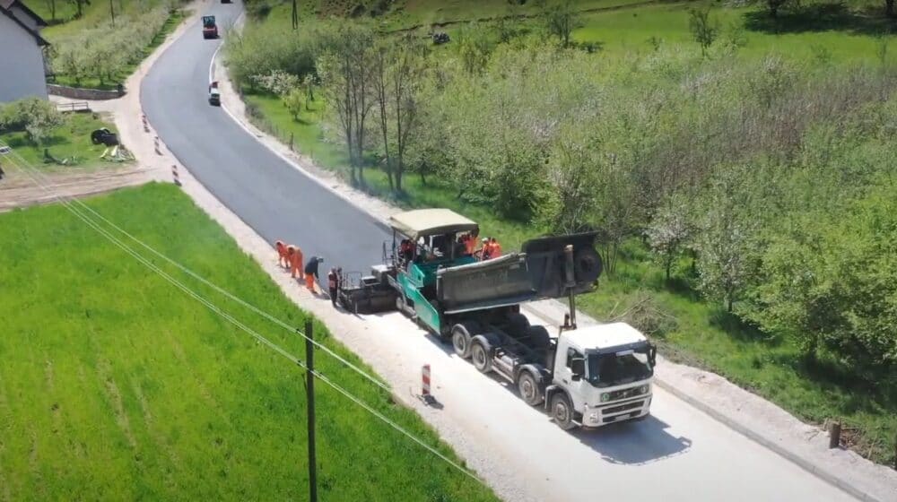 Obustava saobraćaja na putu Novi Pazar - Sjenica 1