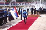 (FOTO) Abazović doputovao u dvodnevnu posetu Srbiji, svečani doček ispred Palate Srbija priredila Ana Brnabić 4