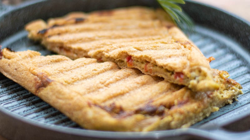 Recept: Slani pesto waffle 1