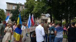 Protest pionirski park protiv posete Lavrova Udruženje „Rusi,Ukrajinci, Belorusi i Srbi zajedno protiv rata“ ispred Predsedništva "proslavilo" otkazivanje posete Lavrova 6