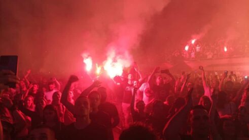 Beogradski sindikat Po pljusku Beogradski sindikat otvorio koncert pred punim Tašom (FOTO) 6