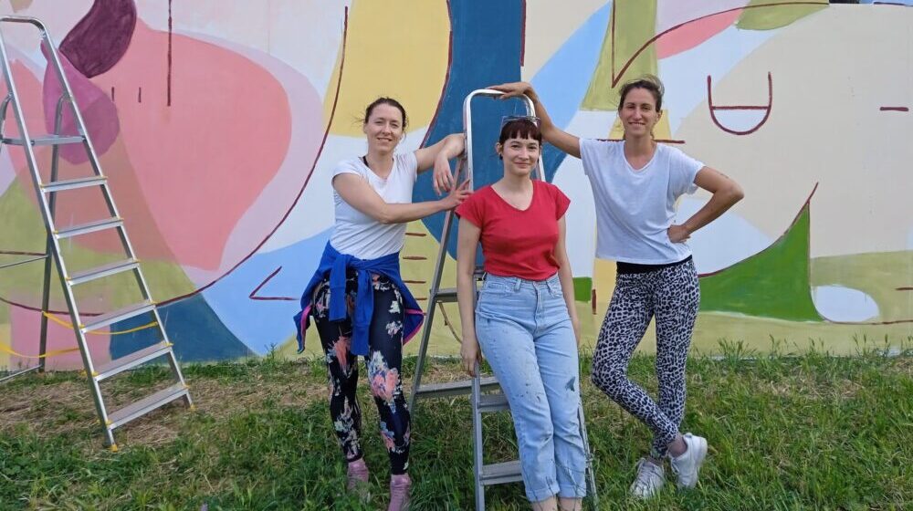 Subotičke umetnice naslikale mural koji prečišćava vazduh 1