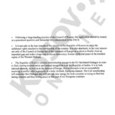 Non paper Albanije povodom zahteva Kosova za clanstvo u Savetu Evrope 2 Albanija lobira za prijem Kosova u SE: Non-pejper prosleđen predstavnicima stalnih misija 4