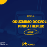 Kreni-Promeni: Do sada prikupljeno 56.000 potpisa za nedodeljivanje frekvencije TV Pink i TV Hepi 9