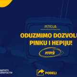 Kreni-Promeni: Do sada prikupljeno 56.000 potpisa za nedodeljivanje frekvencije TV Pink i TV Hepi 5