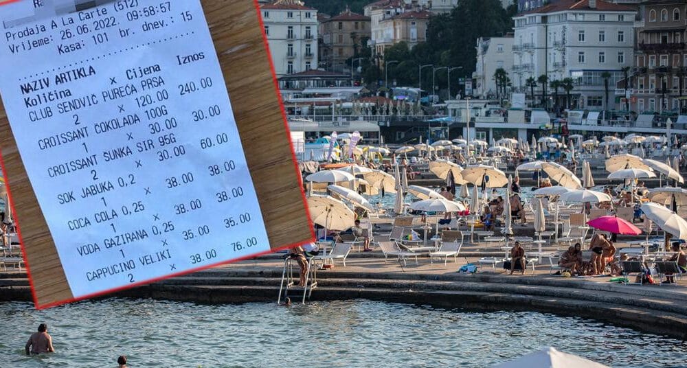 Upozorenje turiste: Pogledaj prvo cenovnik, pa naruči sendvič i sok u Opatiji 1