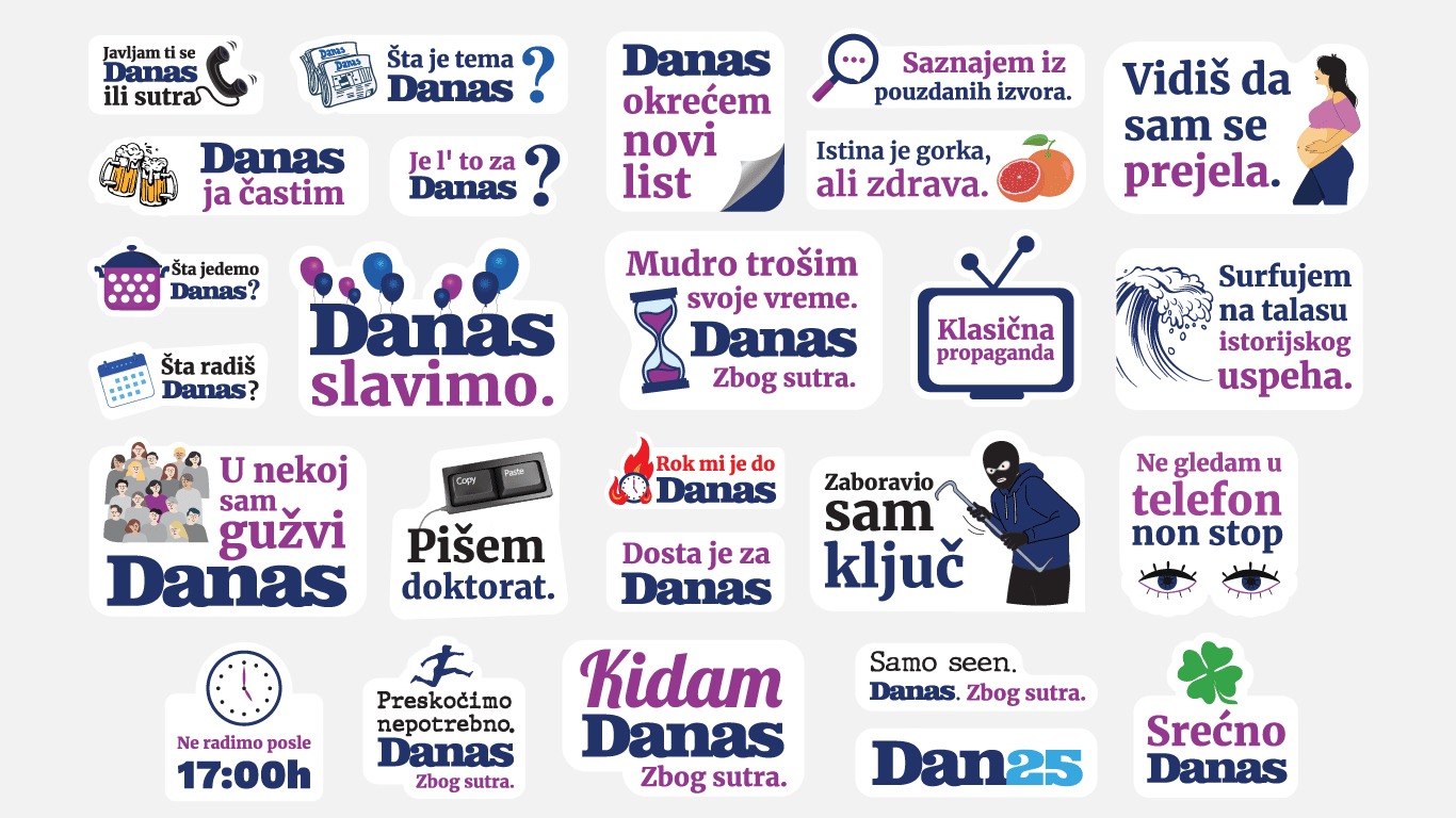 Preuzmite naše Viber stikere i postanite deo zajednice lista Danas 2