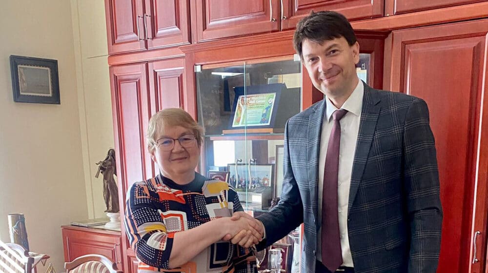 Nikola Jovanović sa izvestiocem Evropskog komiteta regija 1