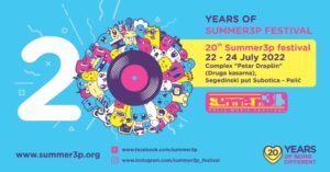 Subotica: Summer3p festival obeležava 20. rođendan 2