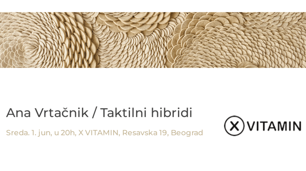 “Taktilni hibridi” od večeras u Galeriji X Vitamin 1