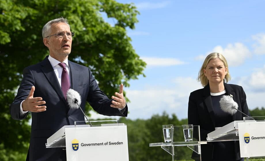 Stoltenberg: Švedska je bezbednija od podnošenja zahteva za prijem u NATO 1
