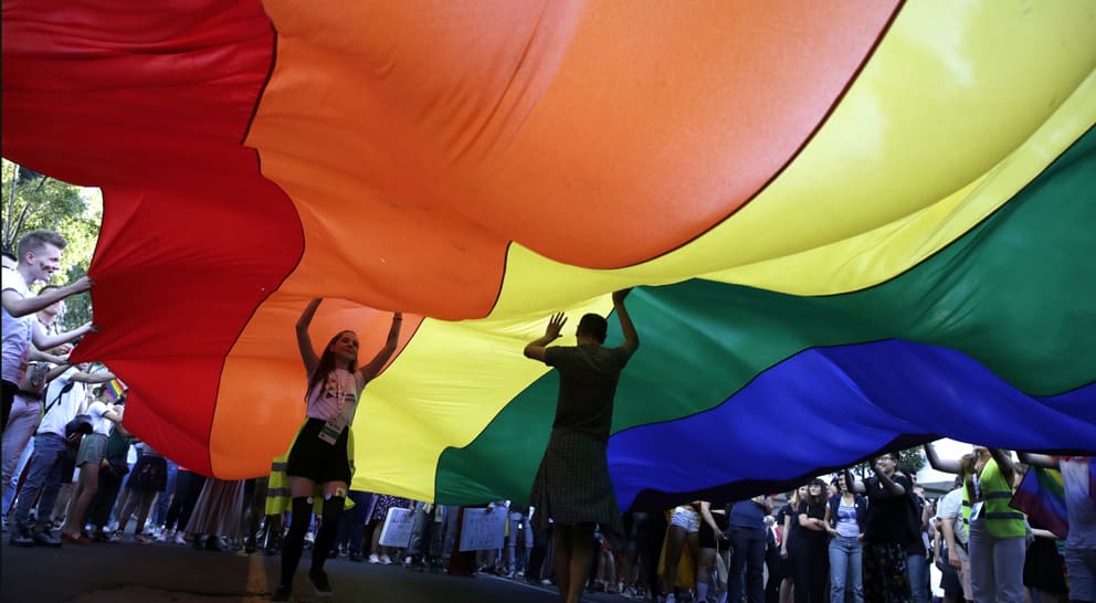 Gay Pride parade in Belgrade