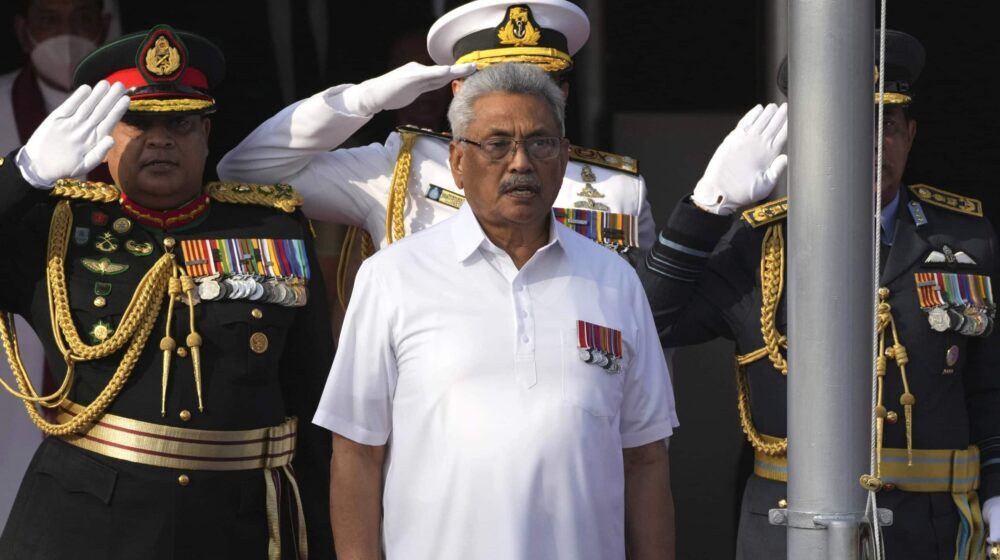 Prihvaćena ostavka predsednika Šri Lanke 1