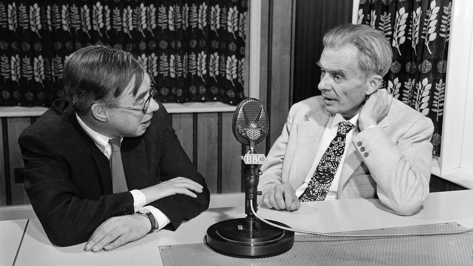 Gostovanje Oldosa Hakslija na BBC radiju, 1961.