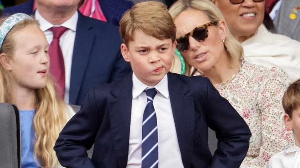 Prince George at the Platinum Jubilee pageant