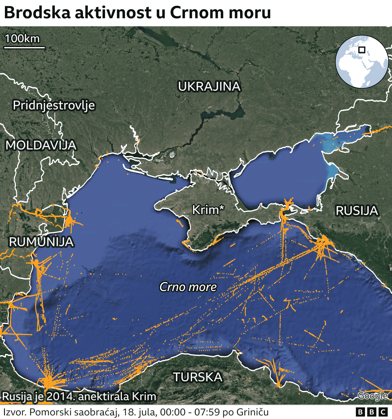Grafika brodska aktivnost