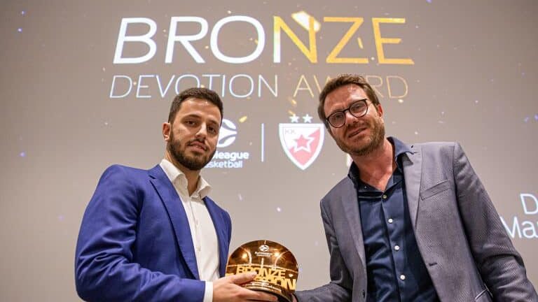 Evroliga dodelila treće mesto KK Crvena zvezda za najbolju marketing i poslovnu strategiju 1