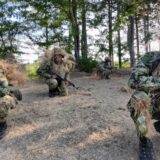 U toku obuka u terenskim uslovima budućih podoficira RV i PVO 12