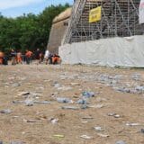 Sa Petrovaradinske tvrđave odneto preko 50 tona smeća tokom Exita 1