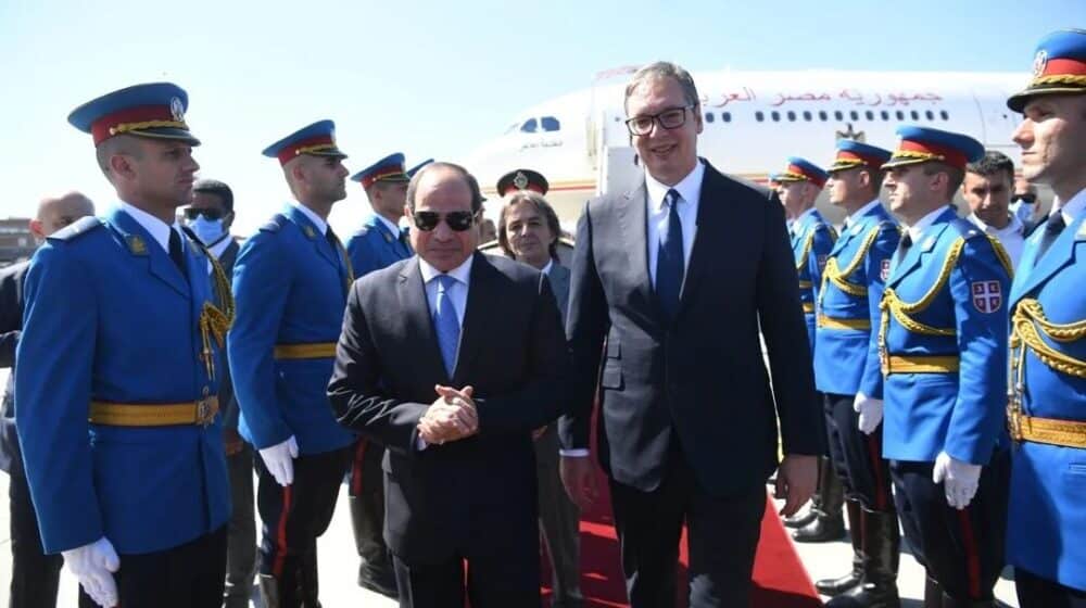 Predsednik Egipta doputovao u Beograd 1