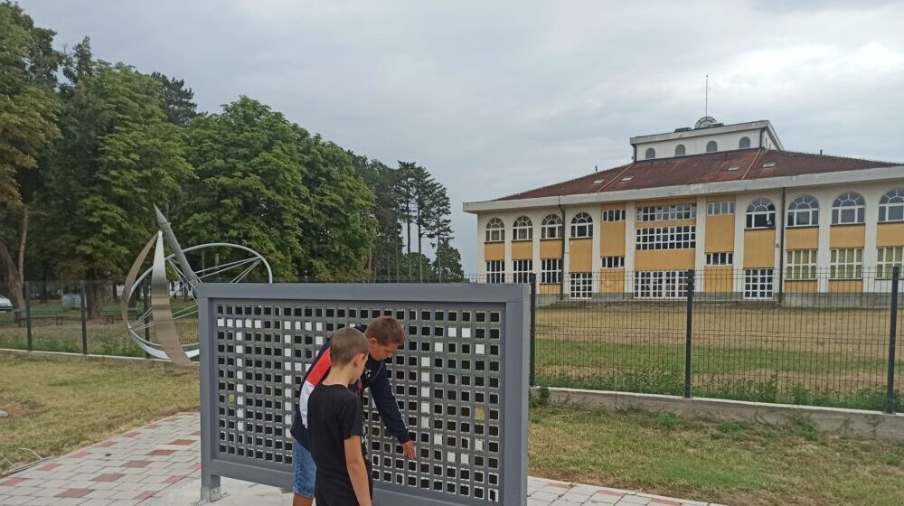 Interaktivni piksel zid - nova instalacija u Parku nauke u Šapcu 1