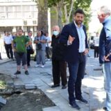Šapić obišao mesto pucanja cevi: Odgovornost će morati da snosi nadležno javno komunalno preduzeće i izvođač radova 5