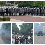 Nakon mirne proslave Dana državnosti Crne Gore, sukobi u Nikšiću 11