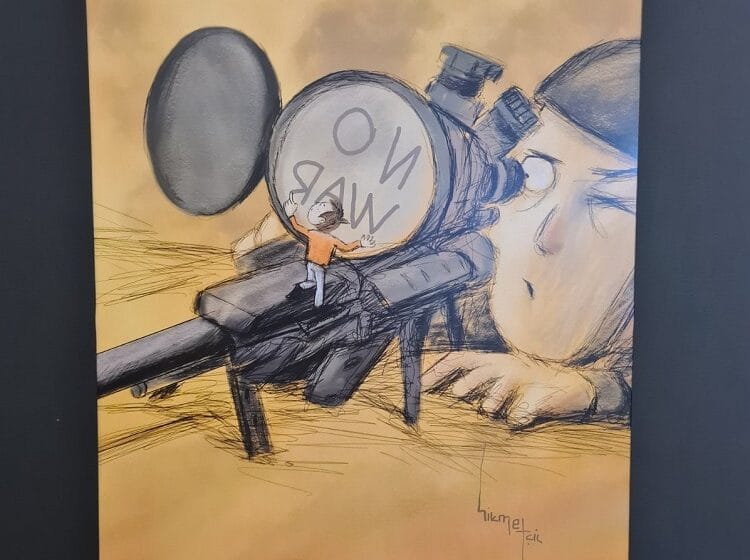 Otvorena izložba Salona antiratne karikature u Ingolštatu 1