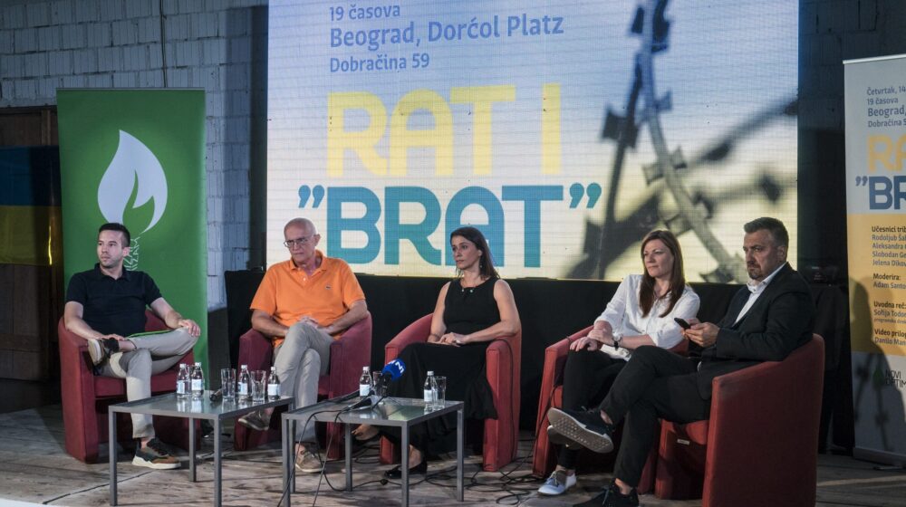 "Brat, otac i majka ne postoje u međunarodnoj politici": Održana tribina RAT I „BRAT, povodom ruske agresije na Ukrajinu 1