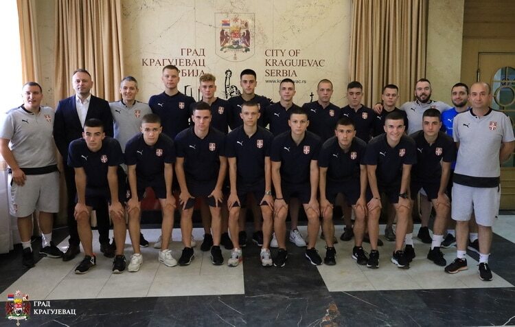 Prijem za omladinsku reprezentaciju futsala U19 u kragujevačkoj Skupštini grada 1