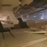 Pao plafon u obnovljenom hotelu "Beograd" u Leskovcu (VIDEO) 4