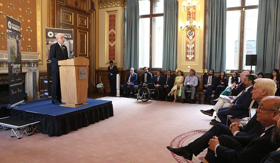 Džaferović u Londonu: Genocid nisu izvršili pojedinci, već mračni sistem vlasti Republike Srpske 1