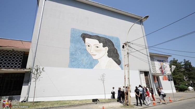 Kragujevac: Otkriven mural prve srpske kompozitorke Ljubice Marić 1