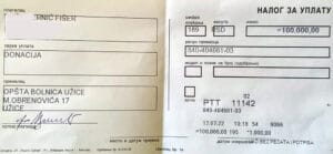 Donacijom od 100.000 dinara, porodica iz Amerike se zahvalila dr Željku Bacotiću i njegovim kolegama u užičkoj bolnici 2