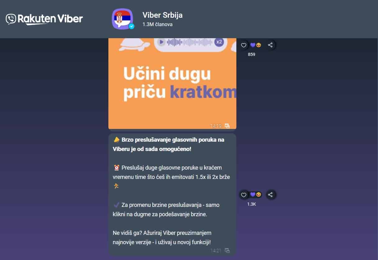Viber predstavio novu opciju: Potrebno je samo da ažurirate aplikaciju 2 Viber predstavio novu opciju: Potrebno je samo da ažurirate aplikaciju 2