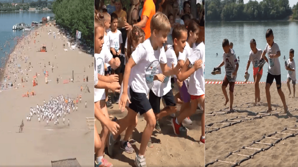Stotine mališana učestvovalo u „Kids Survivoru“ na mitrovačkoj plaži 1