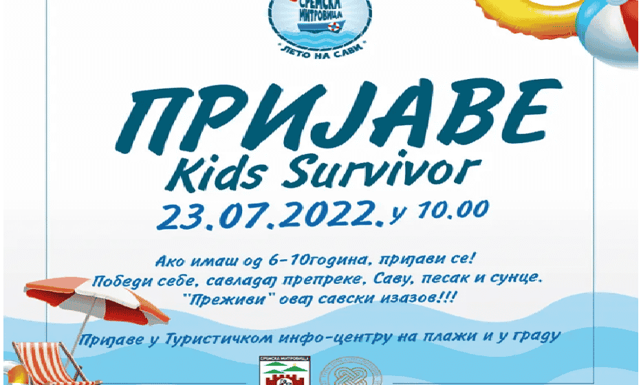 „Kids survivor”- takmičenje za decu na mitrovačkoj plaži 1