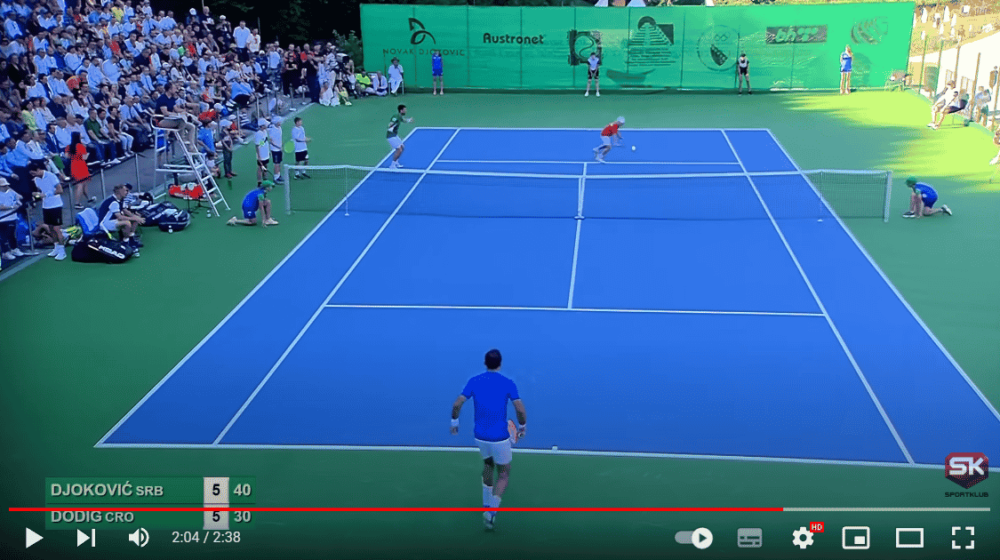 Pavle iz Leskovca osvojio poen za Đokovića na revijalnom turniru u Visokom 1