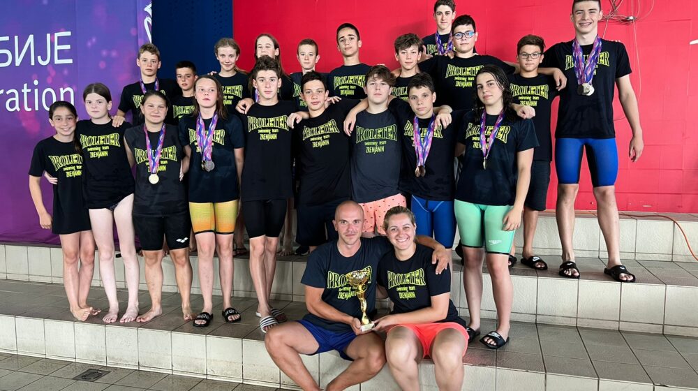 Šest medalja za plivače Proletera na kadetskom prvenstvu države 1