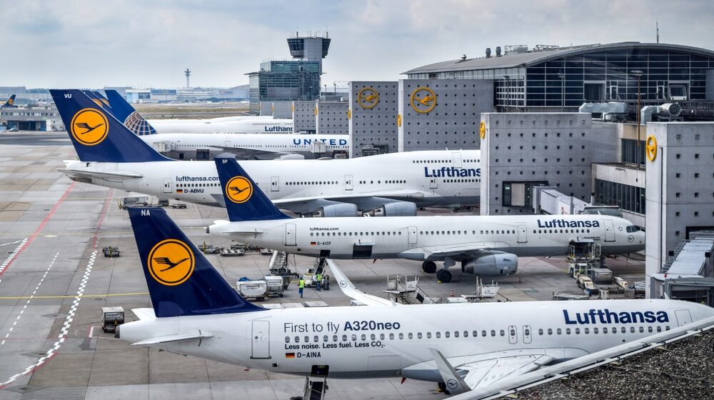 Štajk u nemačkoj aviokompaniji: Lufthanza danas otkazala više od 1.000 letova 1