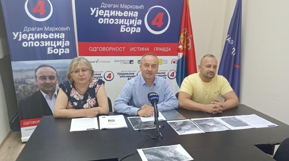 Ujedinjena opozicija Bora kritikovala vlast: Jezerce ispod Lazareve pećine pretvoreno u baricu 1