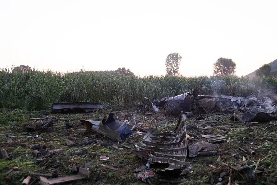 FOTO U Grčkoj se srušio ukrajinski avion koji je leteo iz Niša za Aman 2