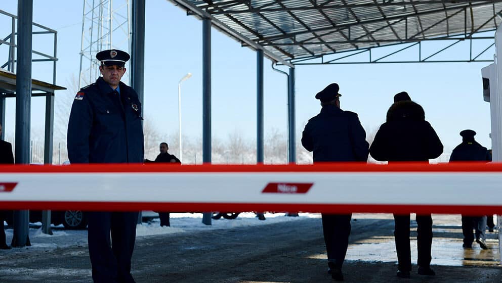 A Serb police officer